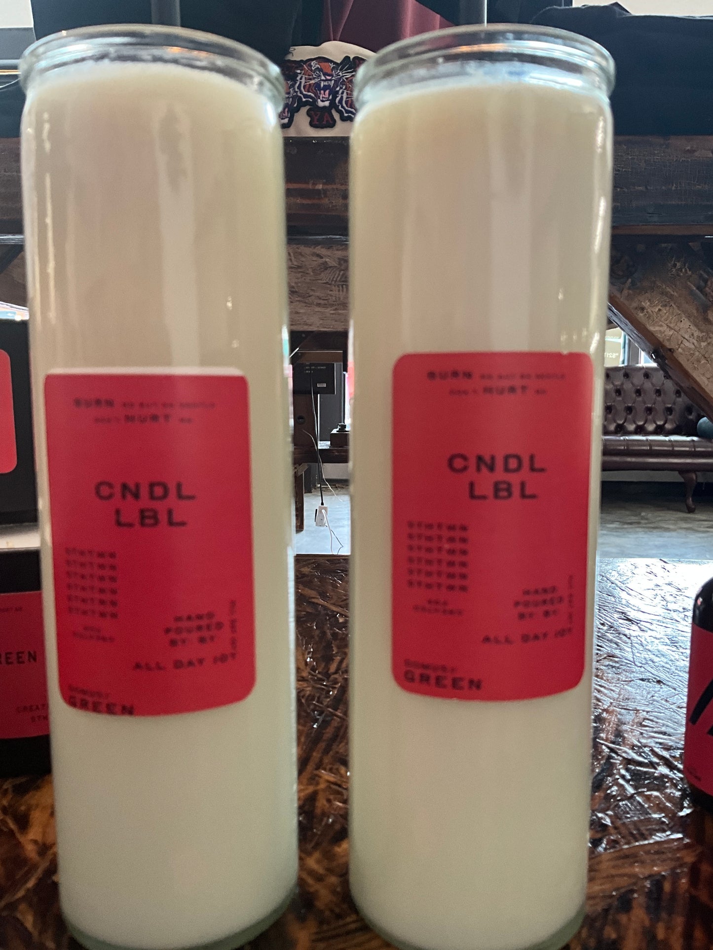 Tall boy candle