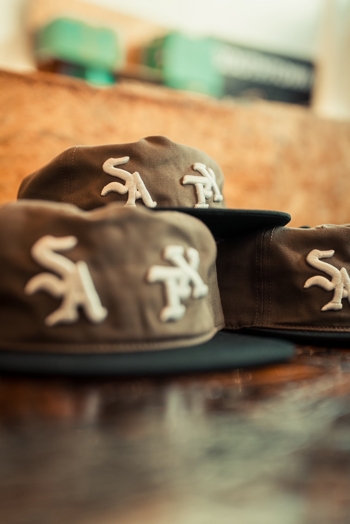 SATX Snapback Cap Walnut/Black