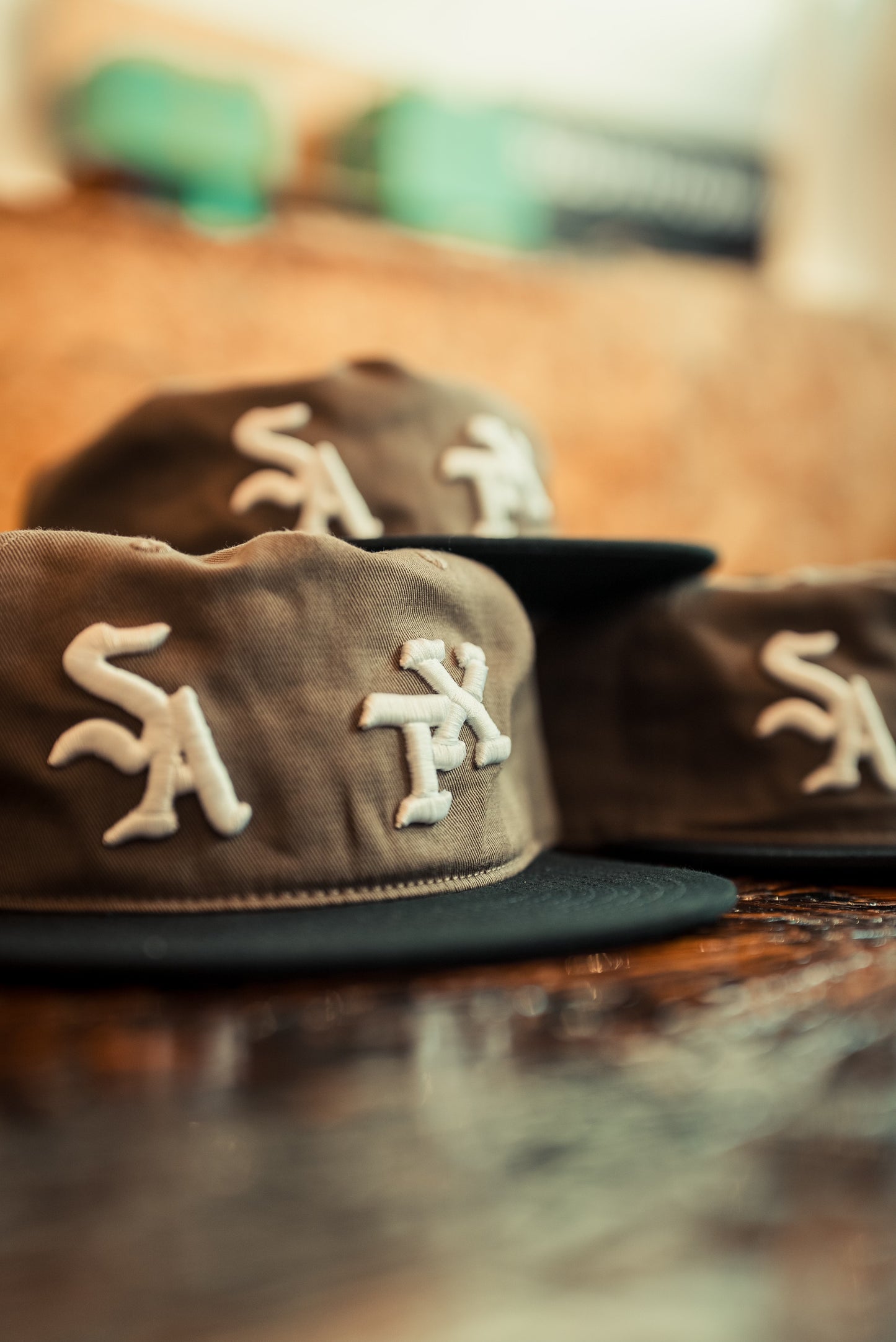 SATX Snapback Cap Walnut/Black