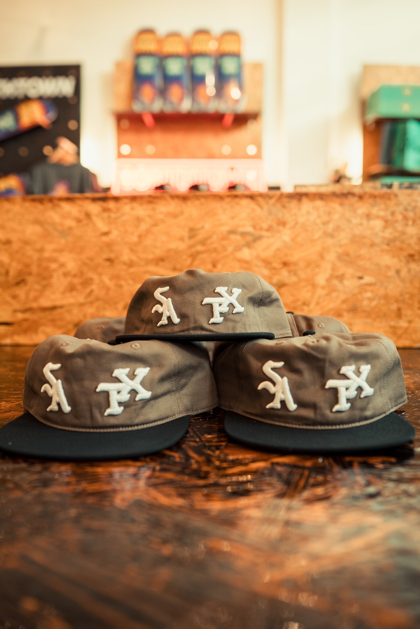 SATX Snapback Cap Walnut/Black