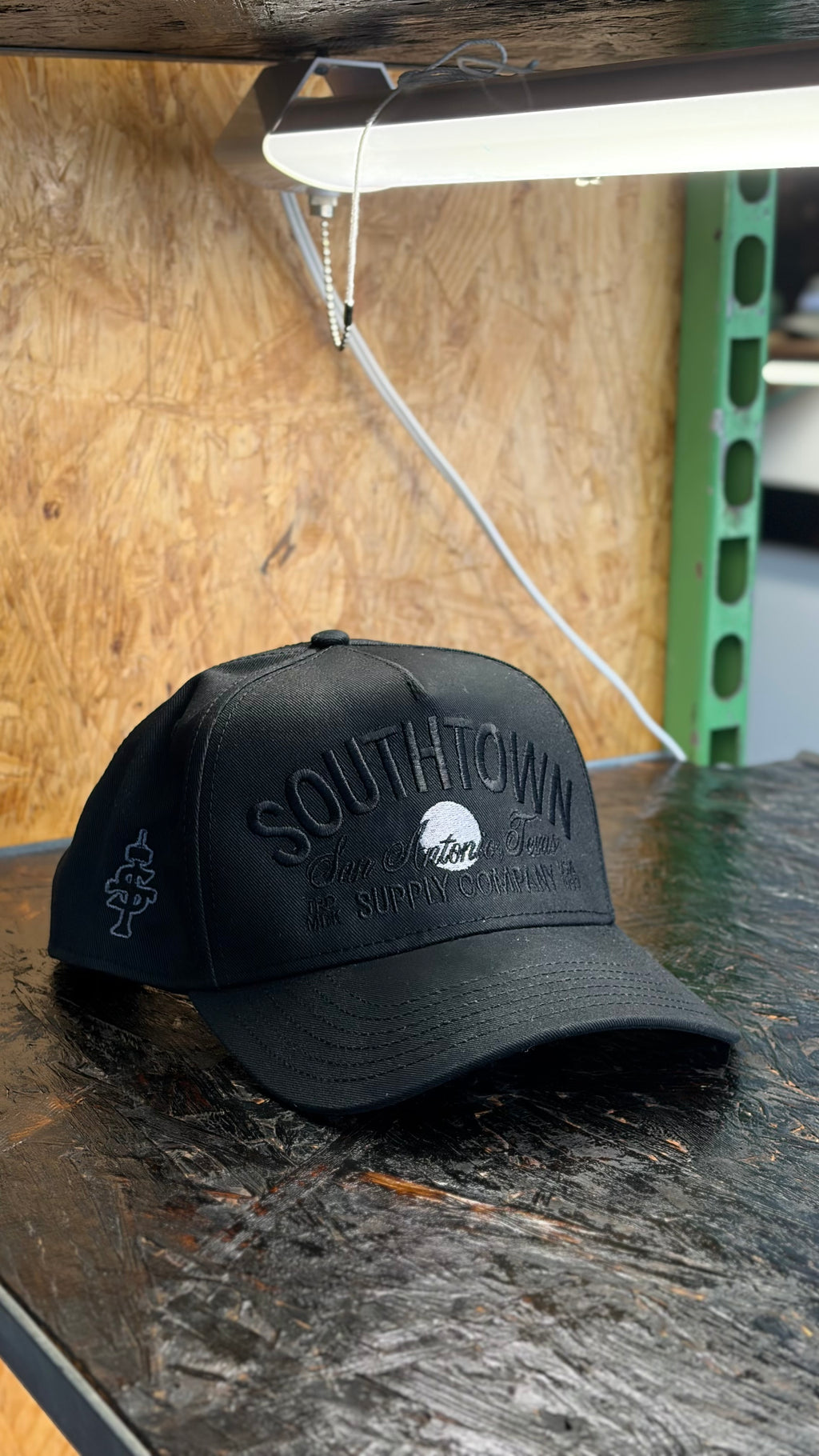 Black on Black A-Frame Cap