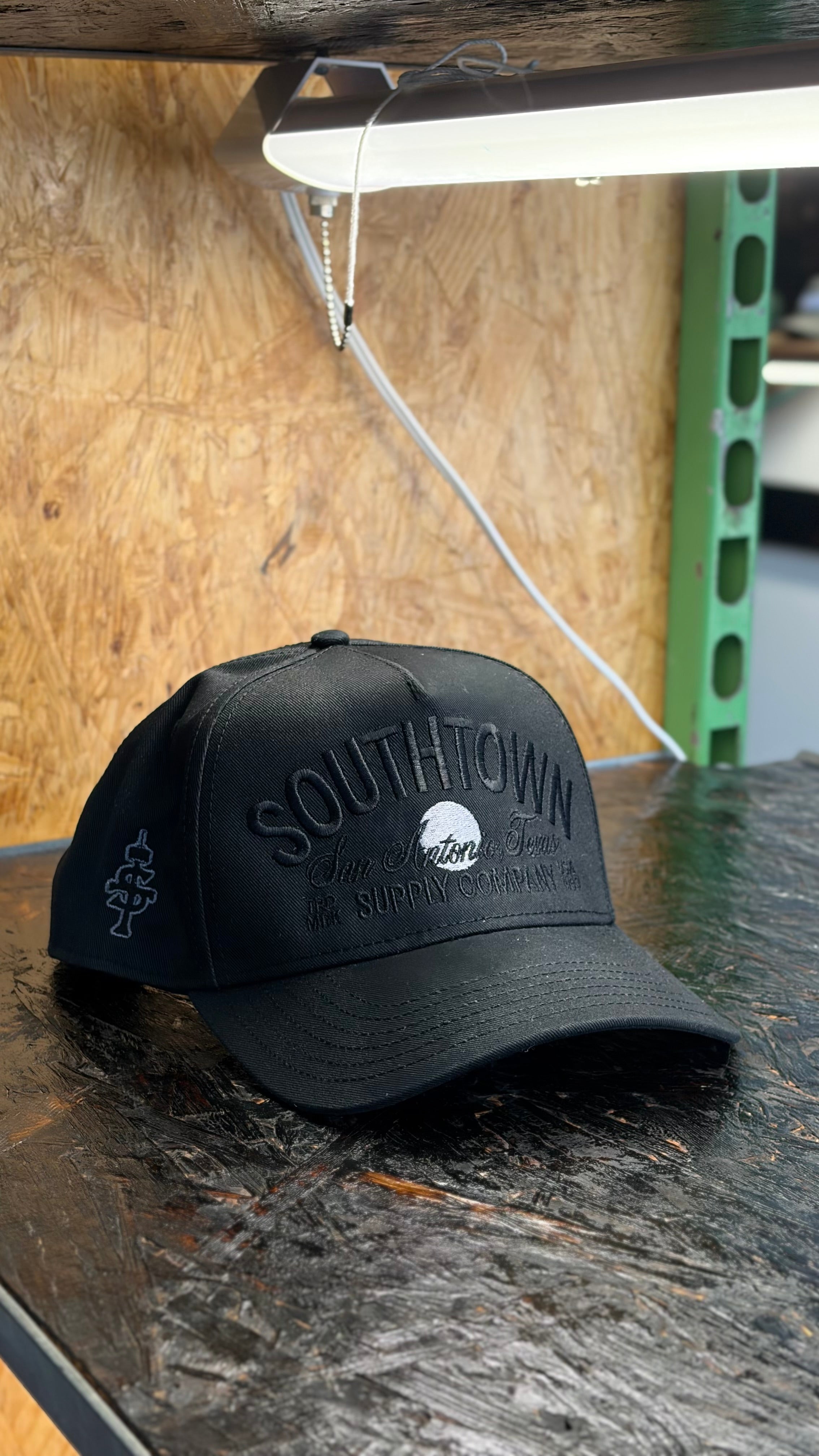Black on Black A-Frame Cap