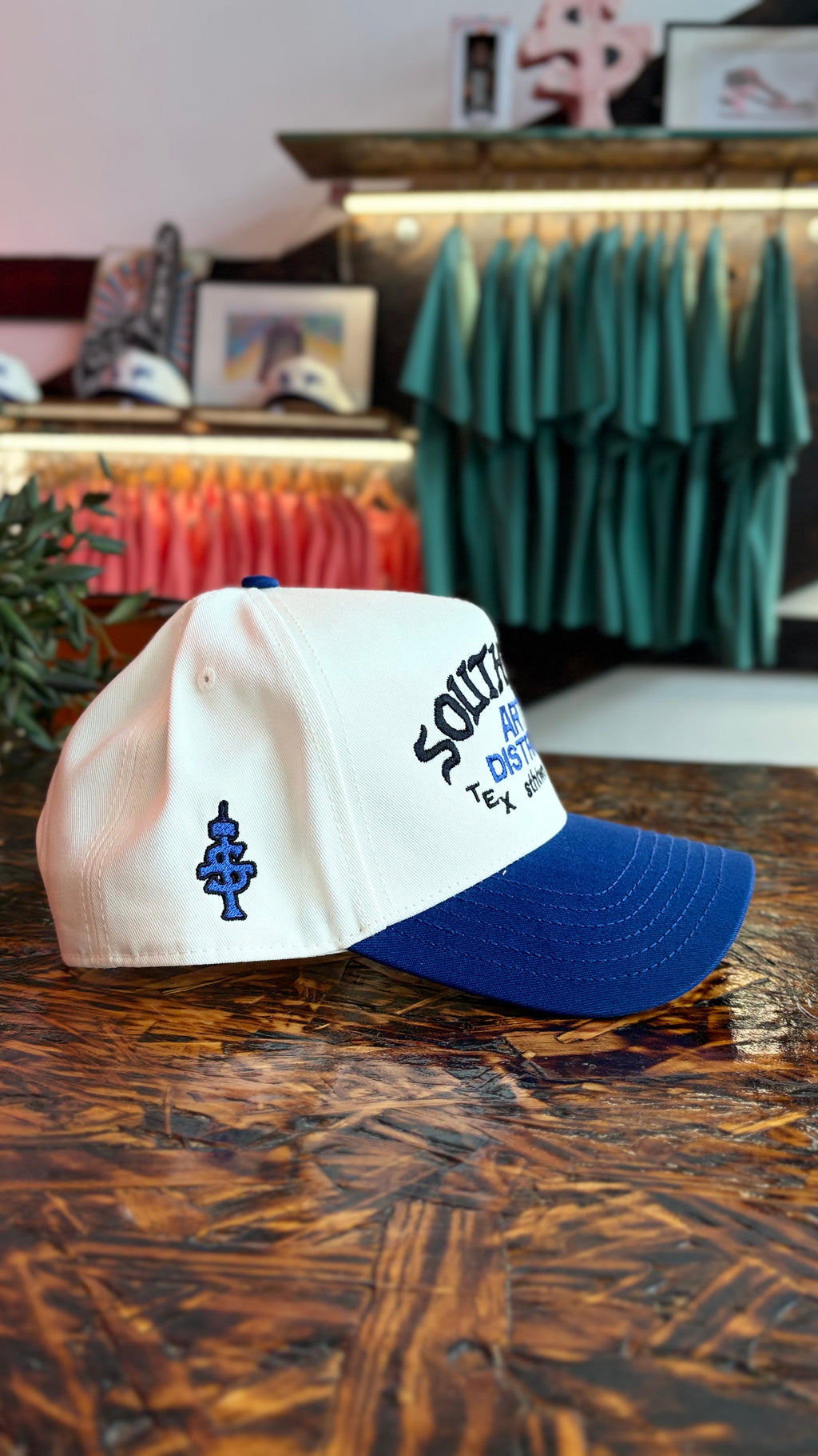 Art District A-Frame Cap Royal Blue￼