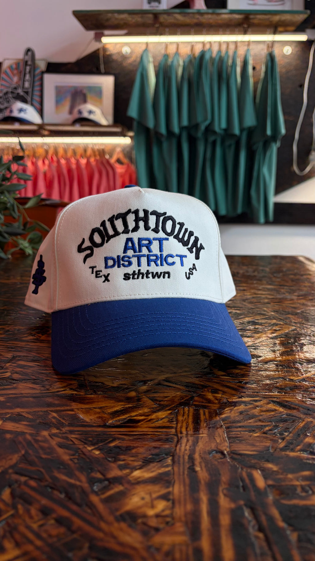 Art District A-Frame Cap Royal Blue￼