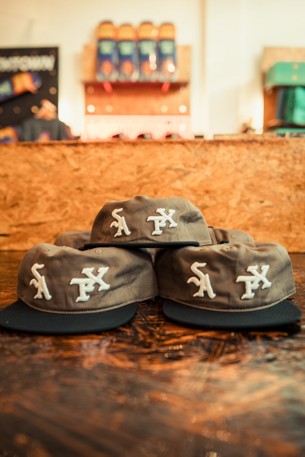 SATX Snapback Cap Walnut/Black